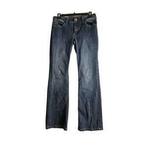 Wrangler Jeans Womens 7x32 Blue Boot Cut Mid Rise Stretch Denim Western Rodeo